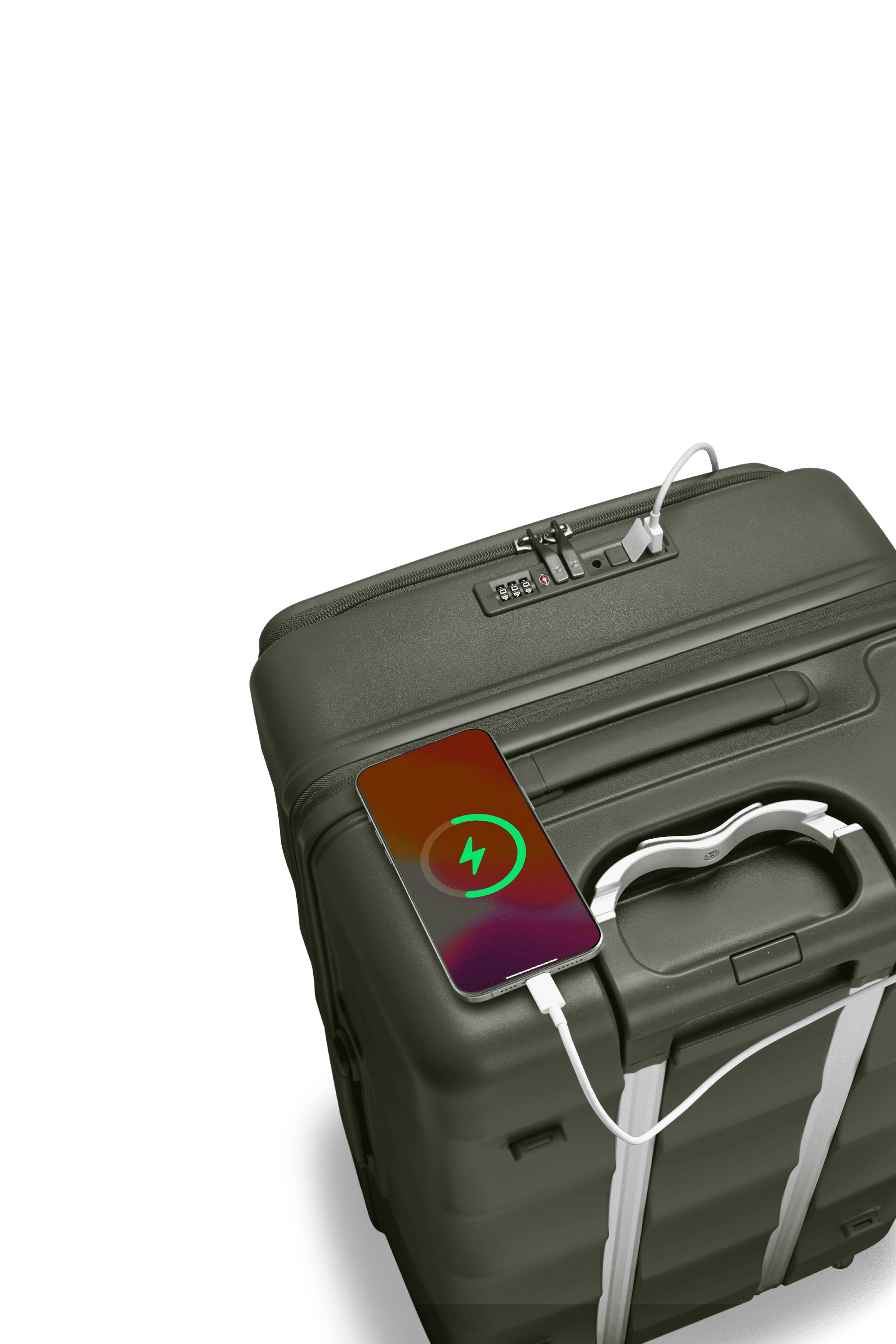 Tank Suitcases in Aspen Green