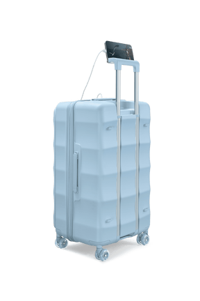 Tank Suitcases in Delicate Blue