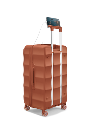 Tank Suitcases in Fiery Red