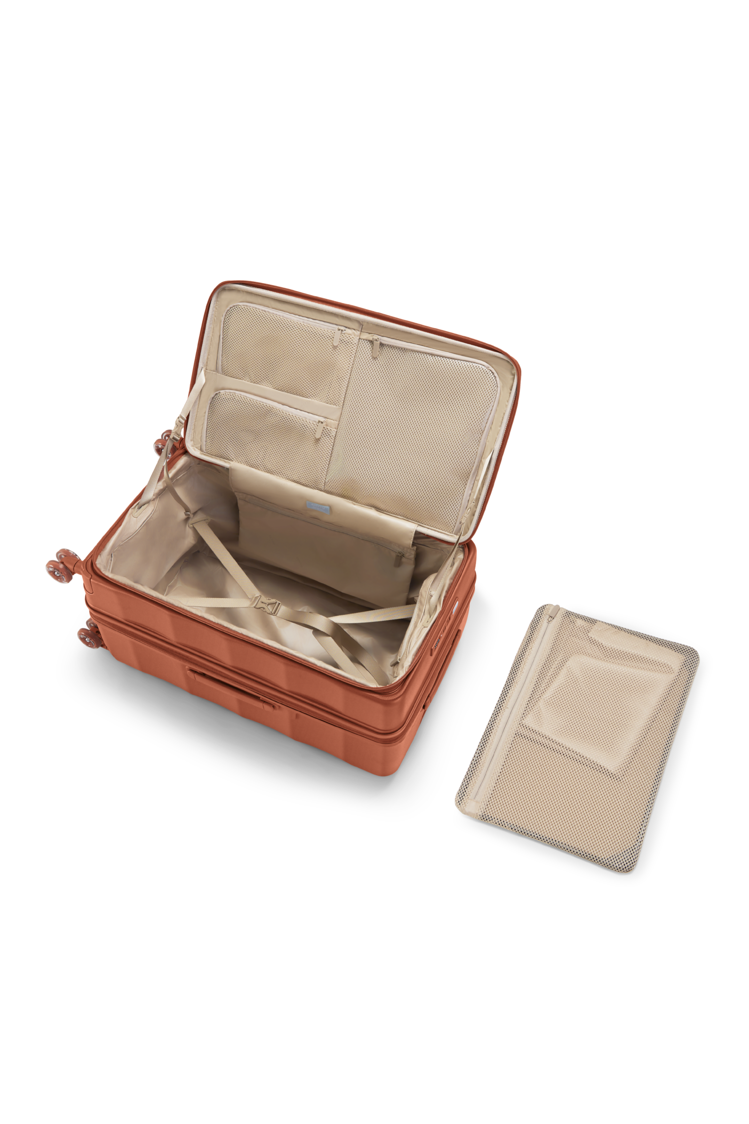 Tank Suitcases in Fiery Red