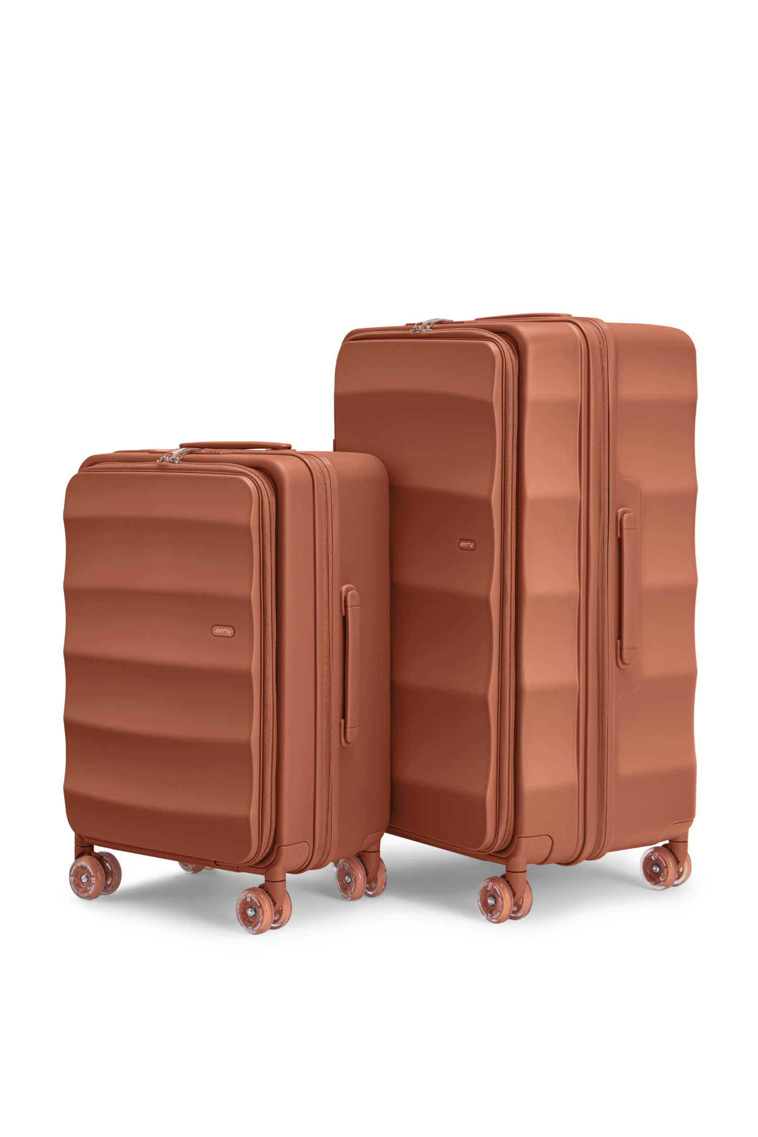Tank Suitcases in Fiery Red
