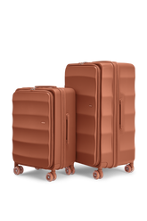Tank Suitcases in Fiery Red