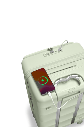 Tank Suitcases in Mint Green