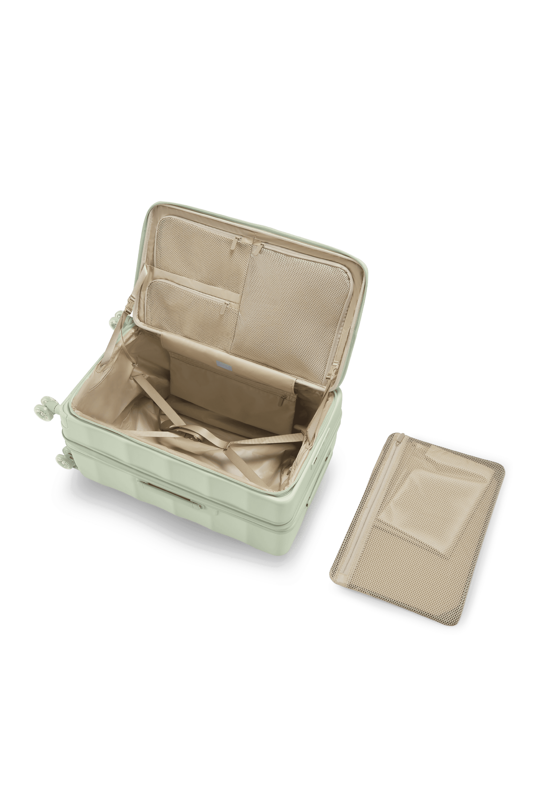 Tank Suitcases in Mint Green