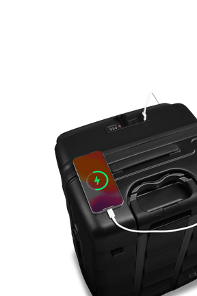 Tank Suitcases in Jet Black