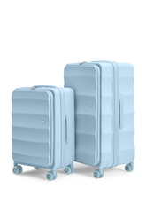 Tank Suitcases in Delicate Blue