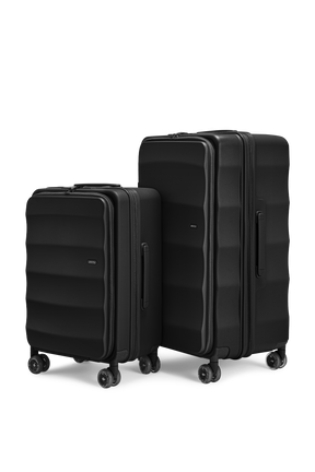 Tank Suitcases in Jet Black